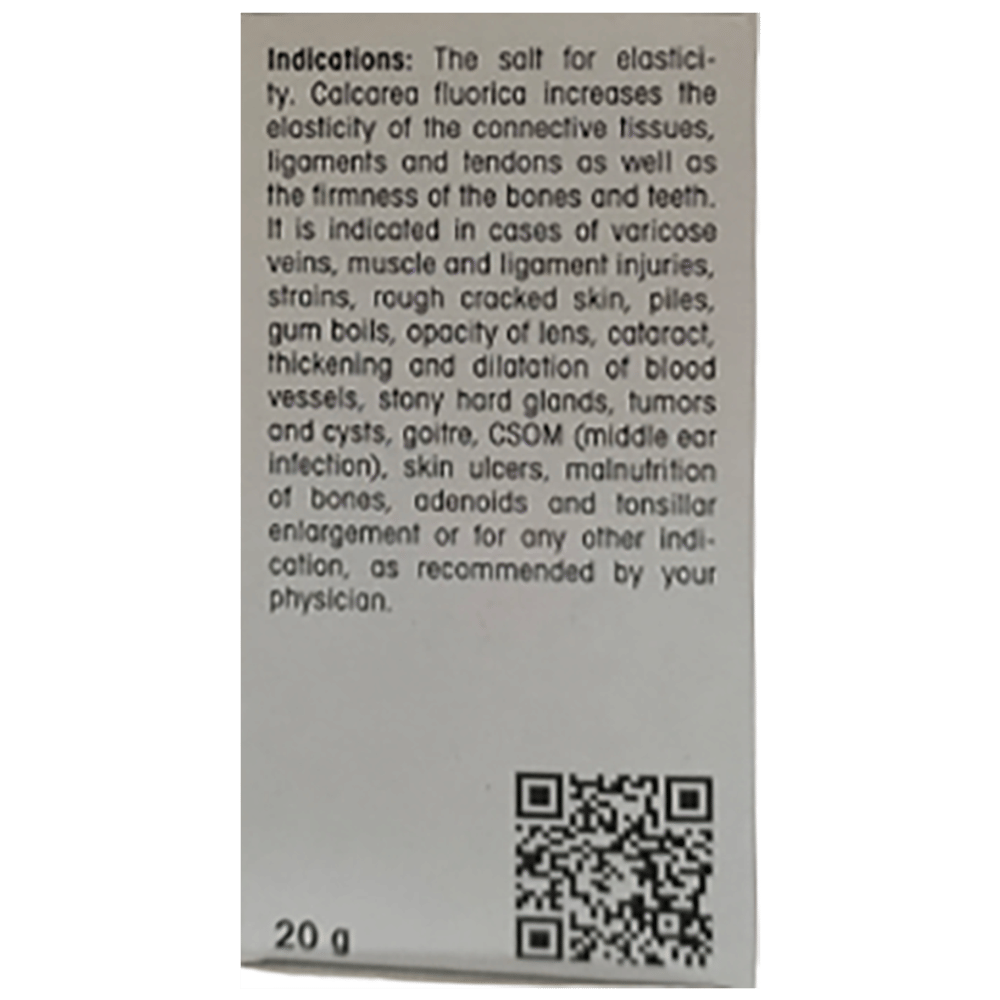 Dr Reckeweg &Co.gmbH Calcarea Fluorica Biochemic Tablet 30X bottle of 20 gm Biochemic Tablet