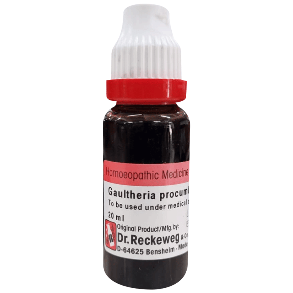 Dr. Reckeweg Gaultheria Mother Tincture Q bottle of 20 ml Mother Tincture