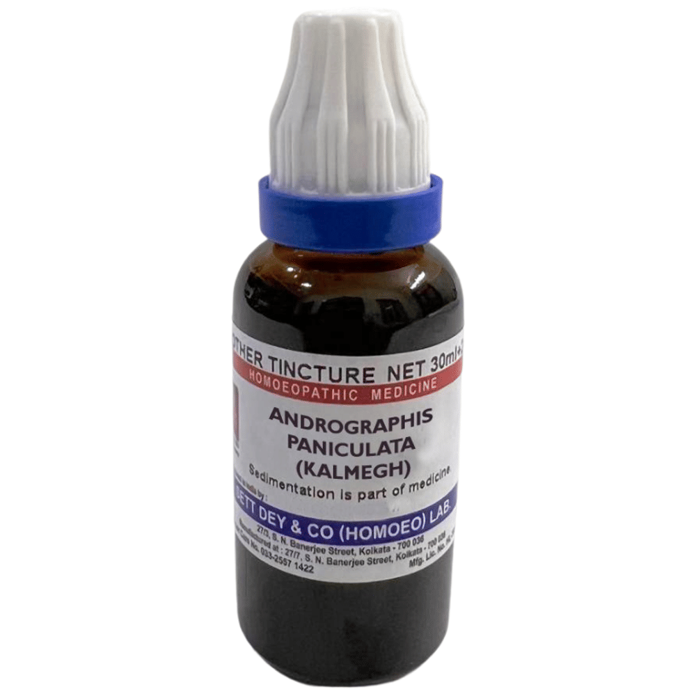 Sett Dey Andrographis Paniculata Mother Tincture Q bottle of 30 ml Mother Tincture