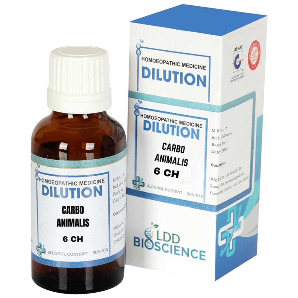 LDD Bioscience Carbo Animalis Dilution 6 CH bottle of 30 ml Dilution