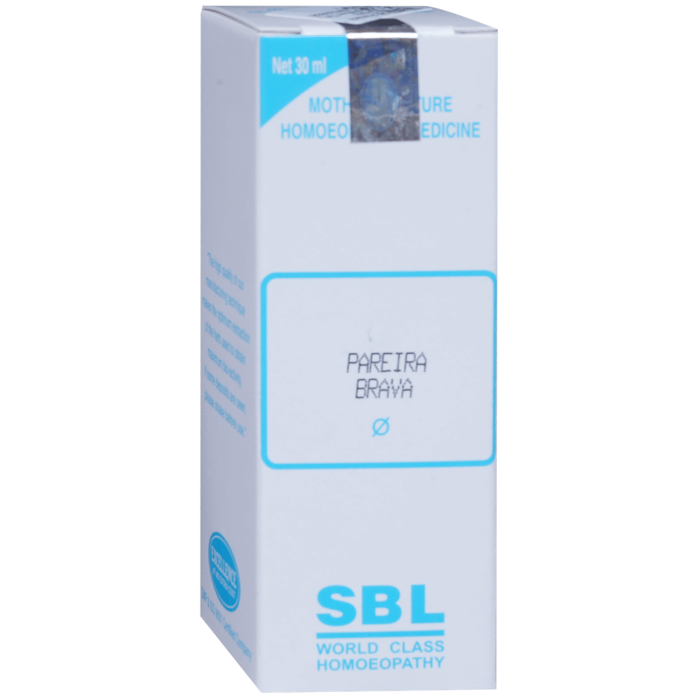 SBL Pareira Brava Mother Tincture Q bottle of 30 ml Mother Tincture SBL Pareira Brava Mother Tincture Q bottle of 30 ml Mother Tincture