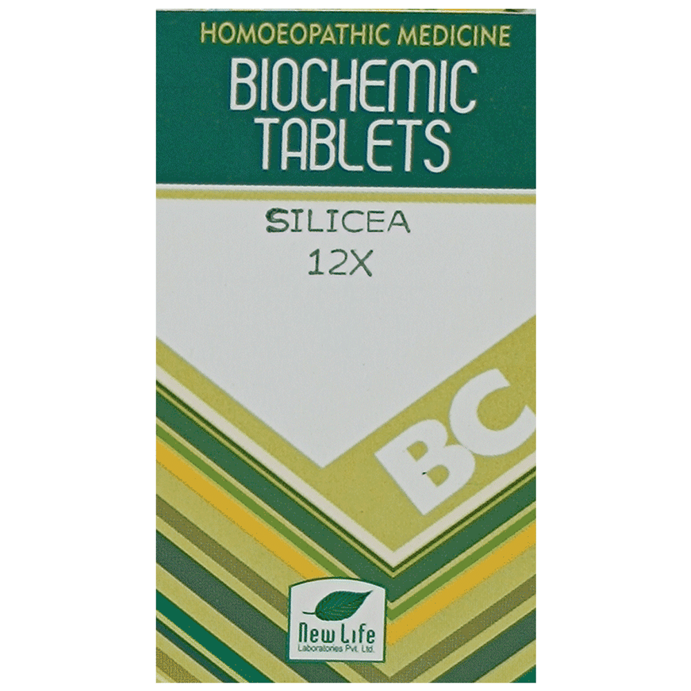 New Life Silicea Biochemic Tablet 12X bottle of 25 gm Biochemic Tablet