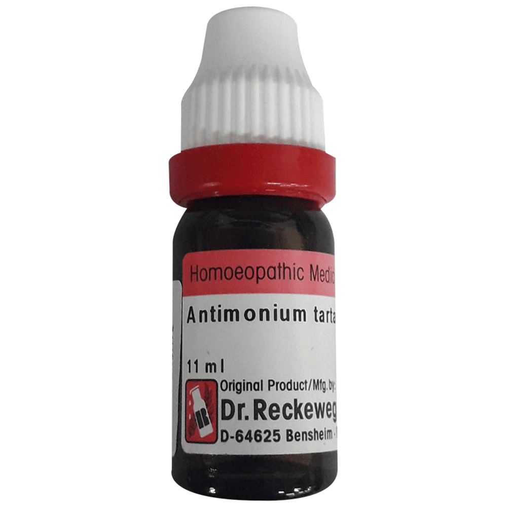 Dr. Reckeweg Antimonium Tart Dilution 200 CH bottle of 11 ml Dilution