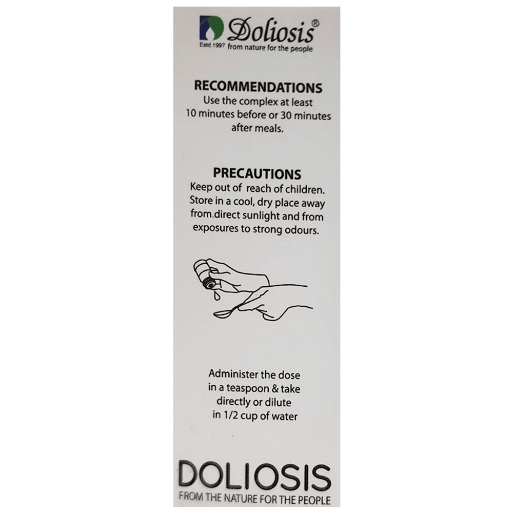 Doliosis D40 Dysentrol Liquid Complex bottle of 30 ml Drop