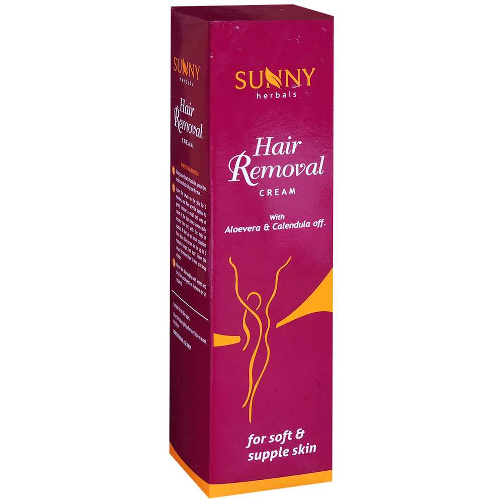Sunny Herbals Hair Removal Cream tube of 100 gm Cream