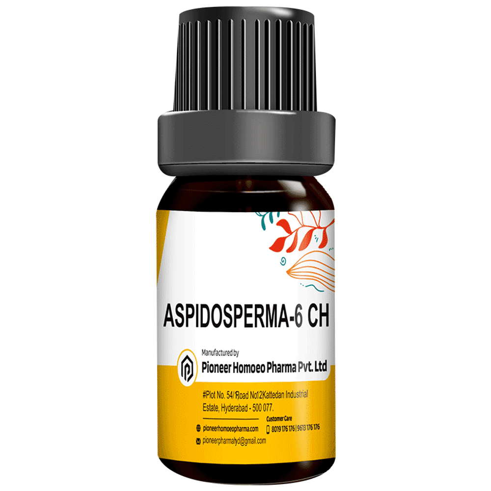 Pioneer Pharma Aspidosperma Globules Pellets Multidose Pills 6 CH bottle of 150 tablets Pioneer Pharma Aspidosperma Globules Pellets Multidose Pills 6 CH bottle of 150 tablets