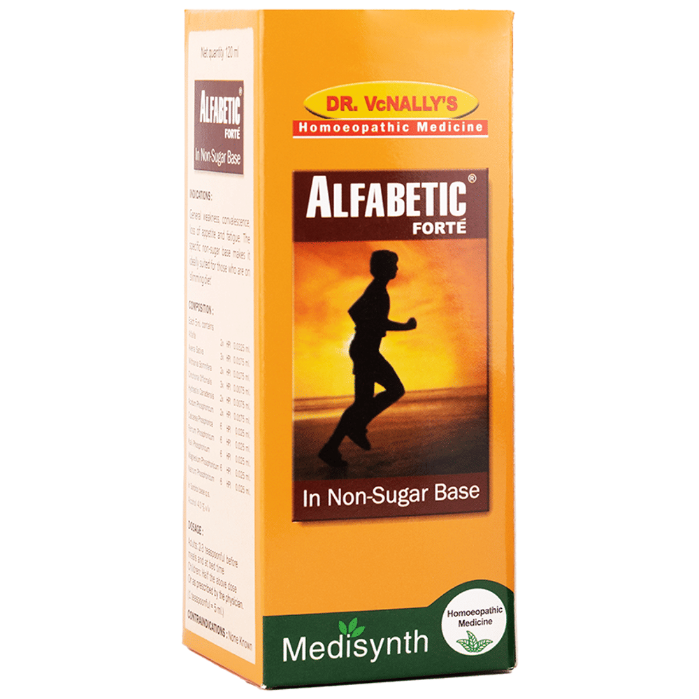 Medisynth Alfabetic Forte Tonic bottle of 120 ml Tonic