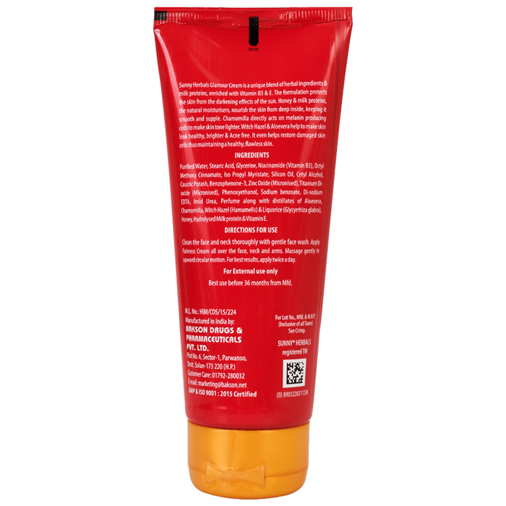 Sunny Herbals Glamour Cream for Women tube of 100 gm Cream Sunny Herbals Glamour Cream for Women tube of 100 gm Cream