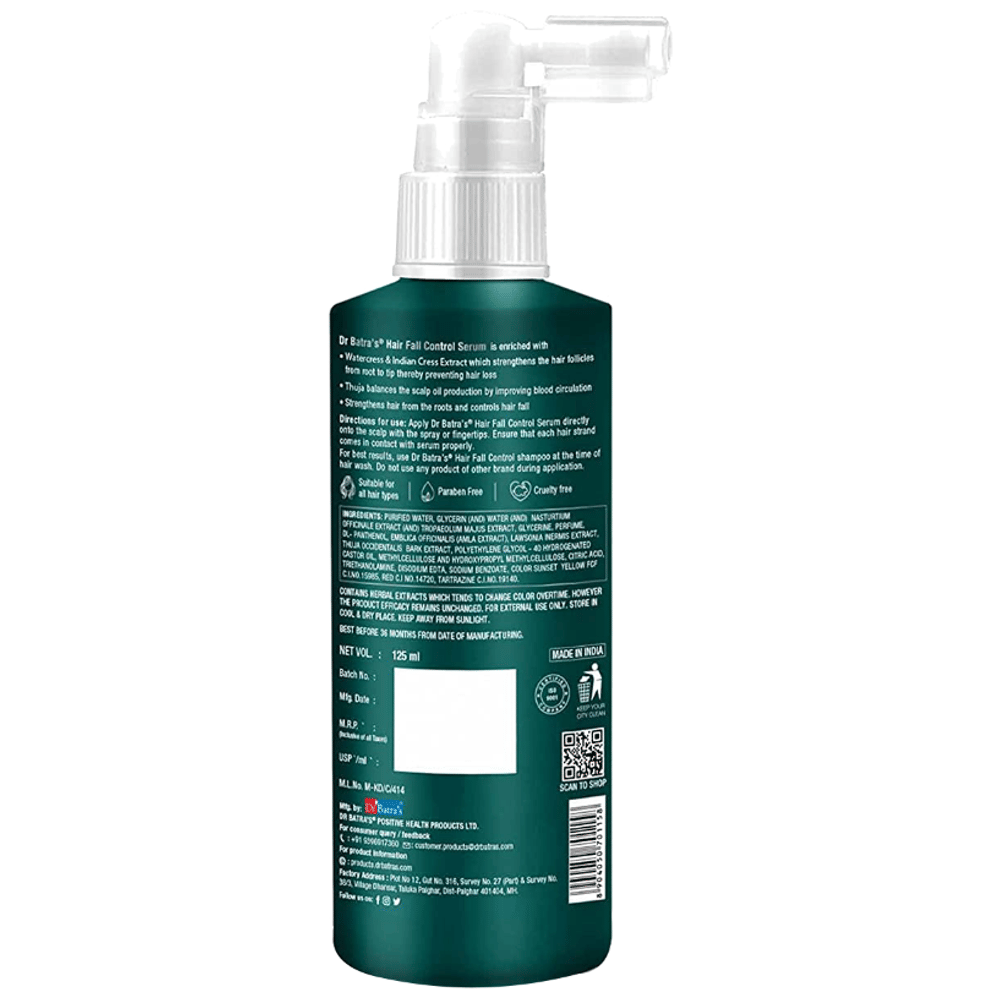 Dr Batra's Hair Fall Control Serum pump bottle of 125 ml Serum