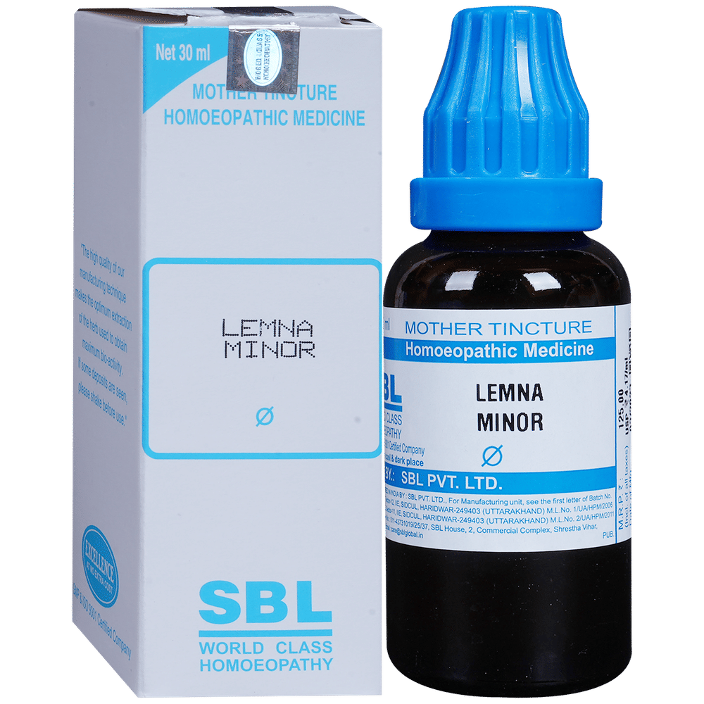 SBL Lemna Minor Mother Tincture Q bottle of 30 ml Mother Tincture