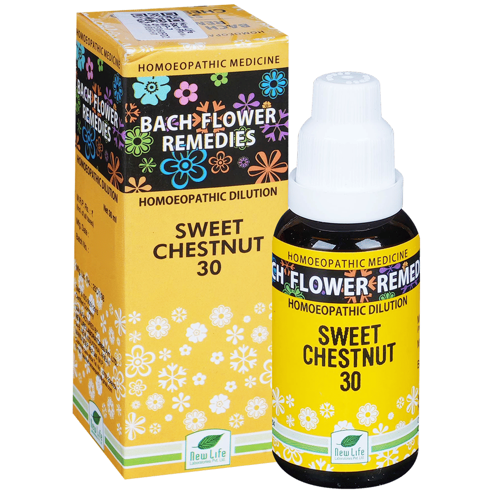 New Life Bach Flower Sweet Chestnut 30 bottle of 30 ml Dilution