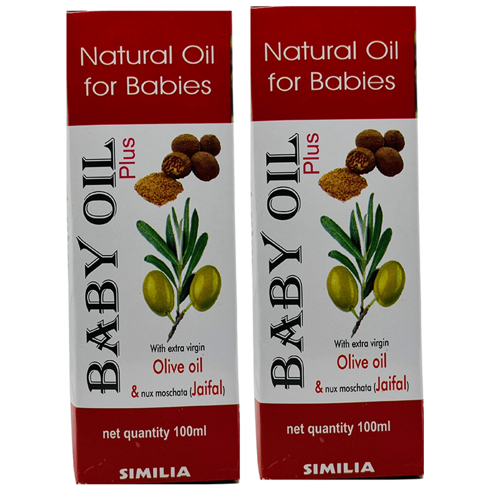 Similia Rlpl Baby Oil Plus (100ml Each) combo pack of 2 bottles