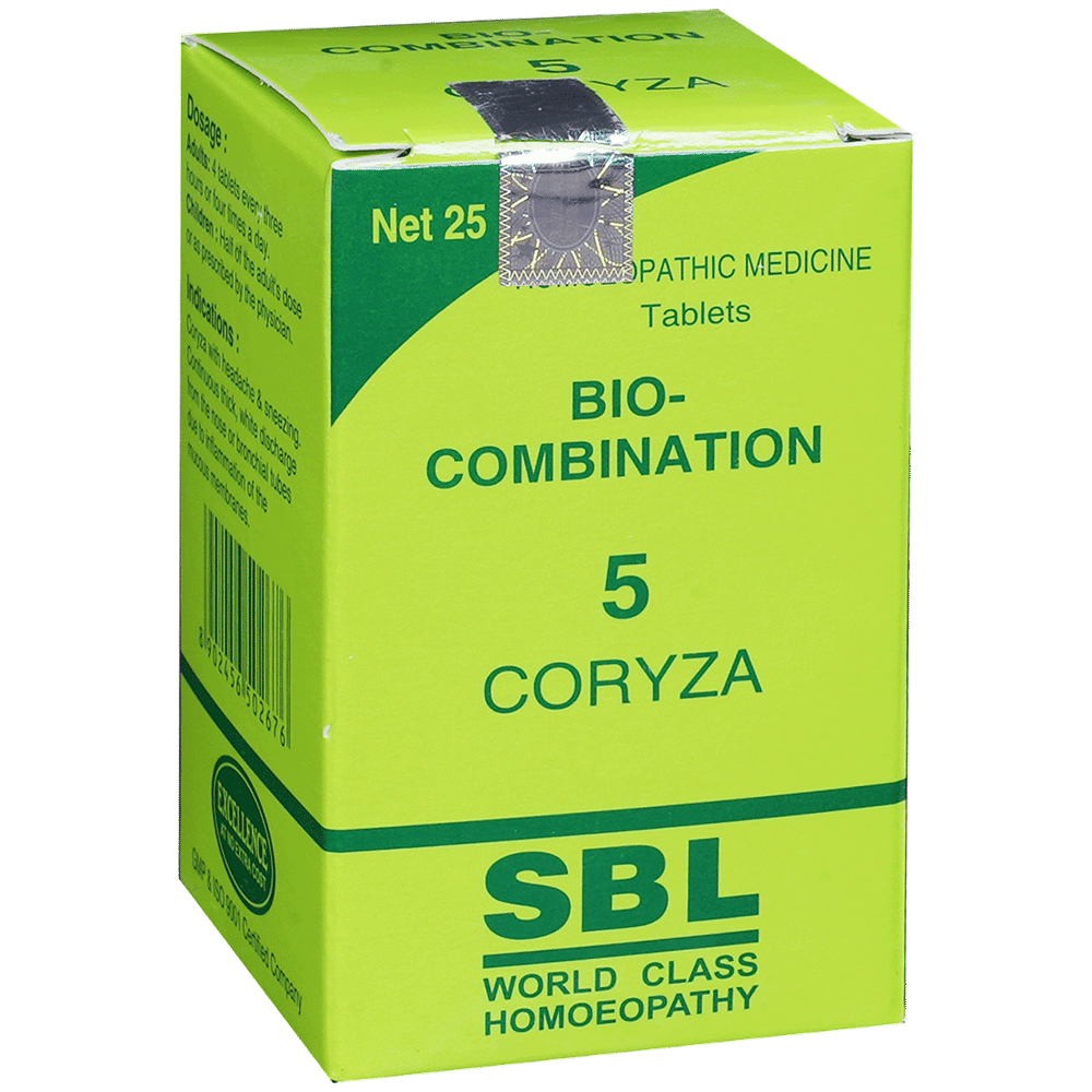 SBL Bio-Combination 5 Tablet bottle of 25 gm Biocombination Tablet