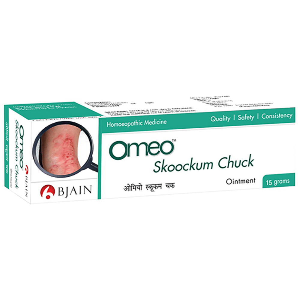 Bjain Omeo Skoockum Chuck Ointment tube of 15 gm Ointment