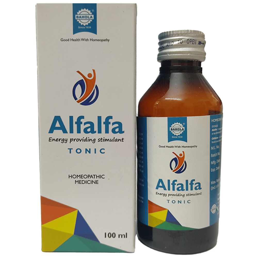 Bahola Alfalfa Tonic bottle of 100 ml Tonic