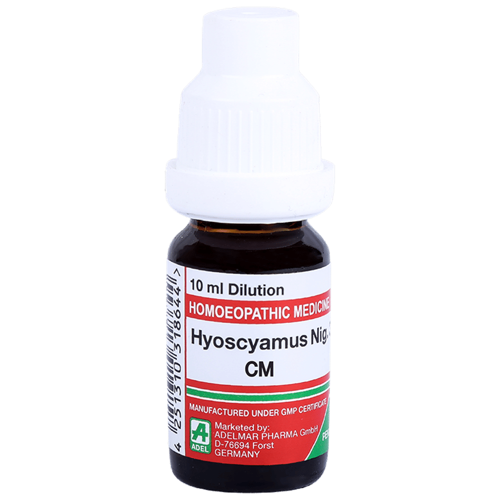 ADEL Hyoscyamus Nig. Dilution CM bottle of 10 ml Dilution