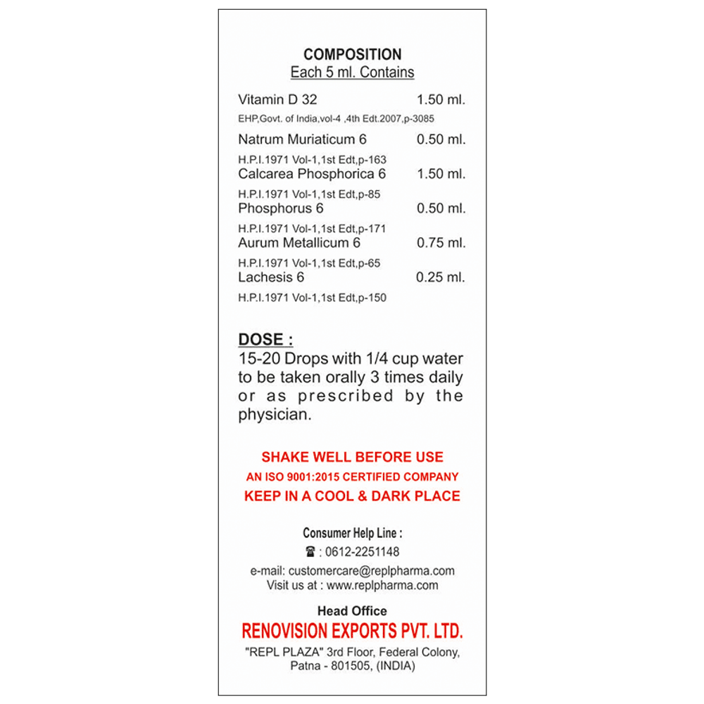 REPL Dr. Advice No. 112 Metrical-D bottle of 30 ml Drop REPL Dr. Advice No. 112 Metrical-D bottle of 30 ml Drop