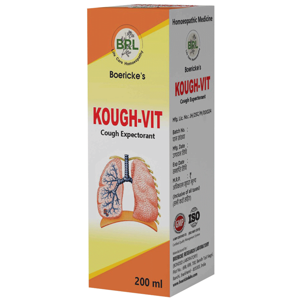 BRL Kough-Vit Cough Expectorant bottle of 200 ml Expectorant