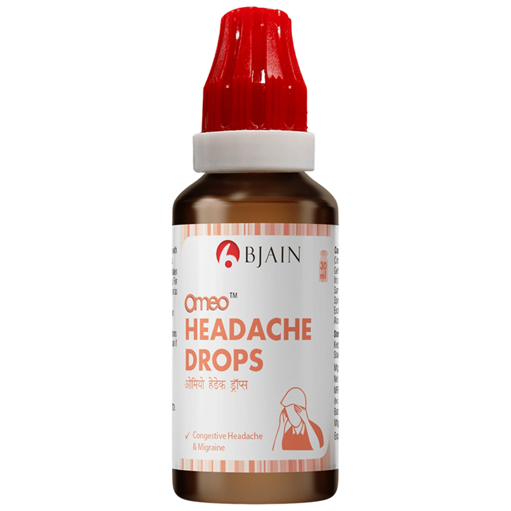 Bjain Omeo Headache Drop bottle of 30 ml Drop Bjain Omeo Headache Drop bottle of 30 ml Drop