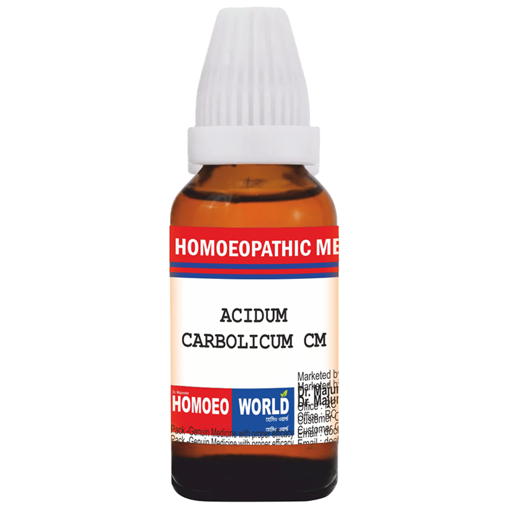 Dr. Majumder Homeo World Acidum Carbolicum (30ml Each) CM box of 6 bottles