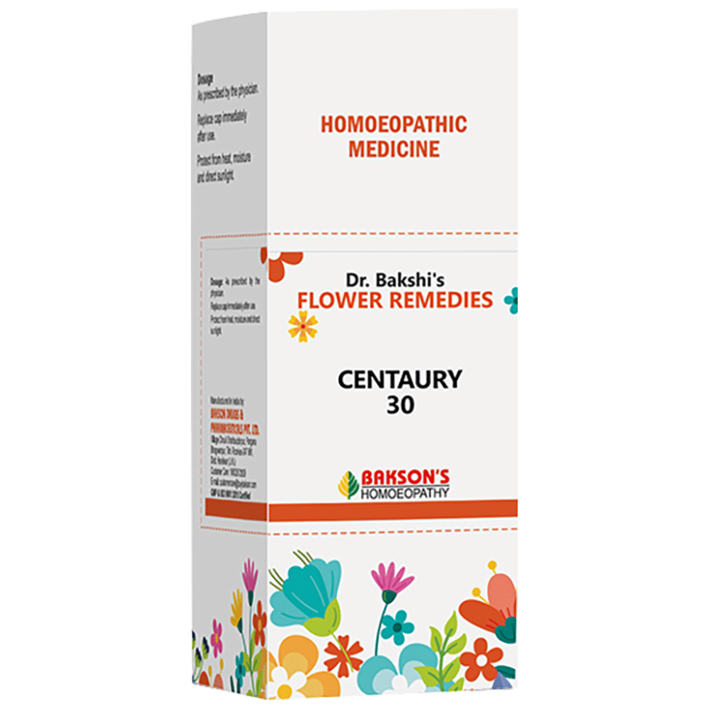 BAKSON Dr. Bakshi's Bach Flower Centaury 30 CH bottle of 30 ml Drop