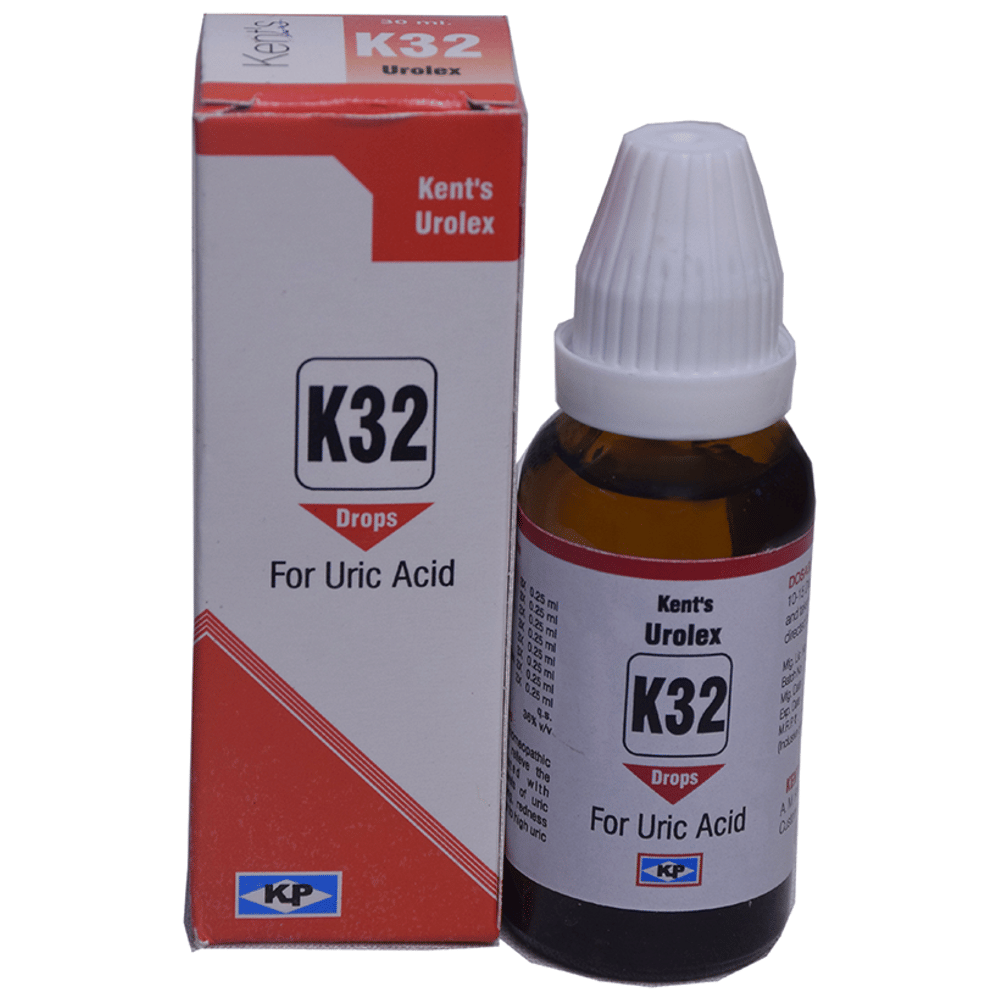 Kent's K32 Uric Acid Oral Drops bottle of 30 ml Oral Drops