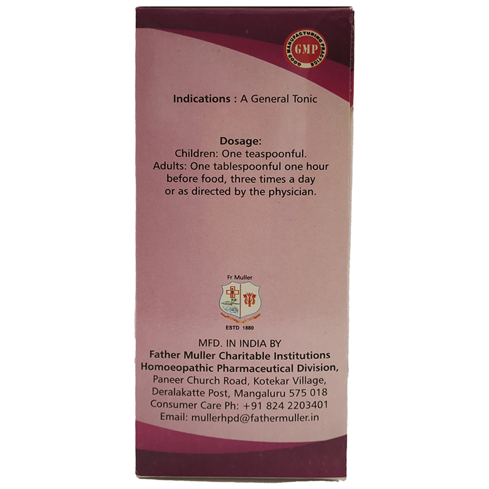 Fr Muller Alfalfa Tonic bottle of 250 ml Tonic