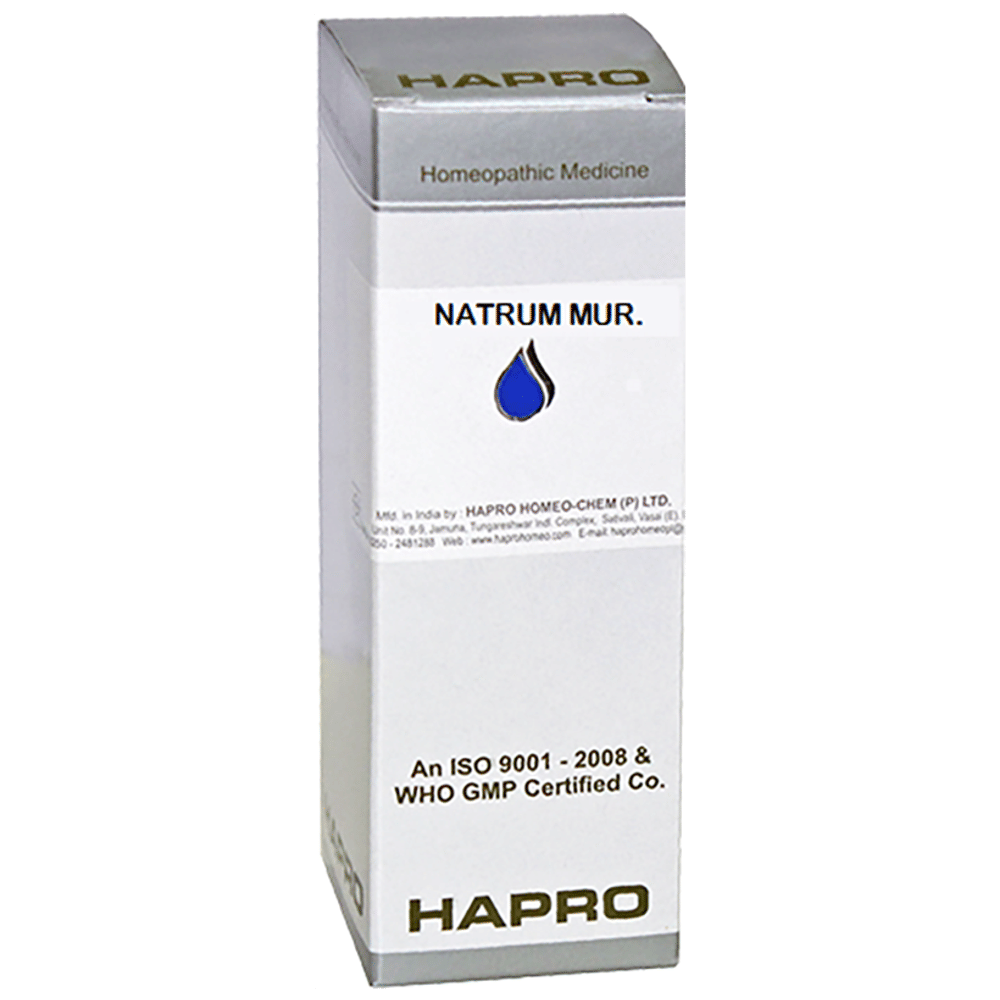 Hapro Natrum Mur Dilution 200 bottle of 30 ml Dilution