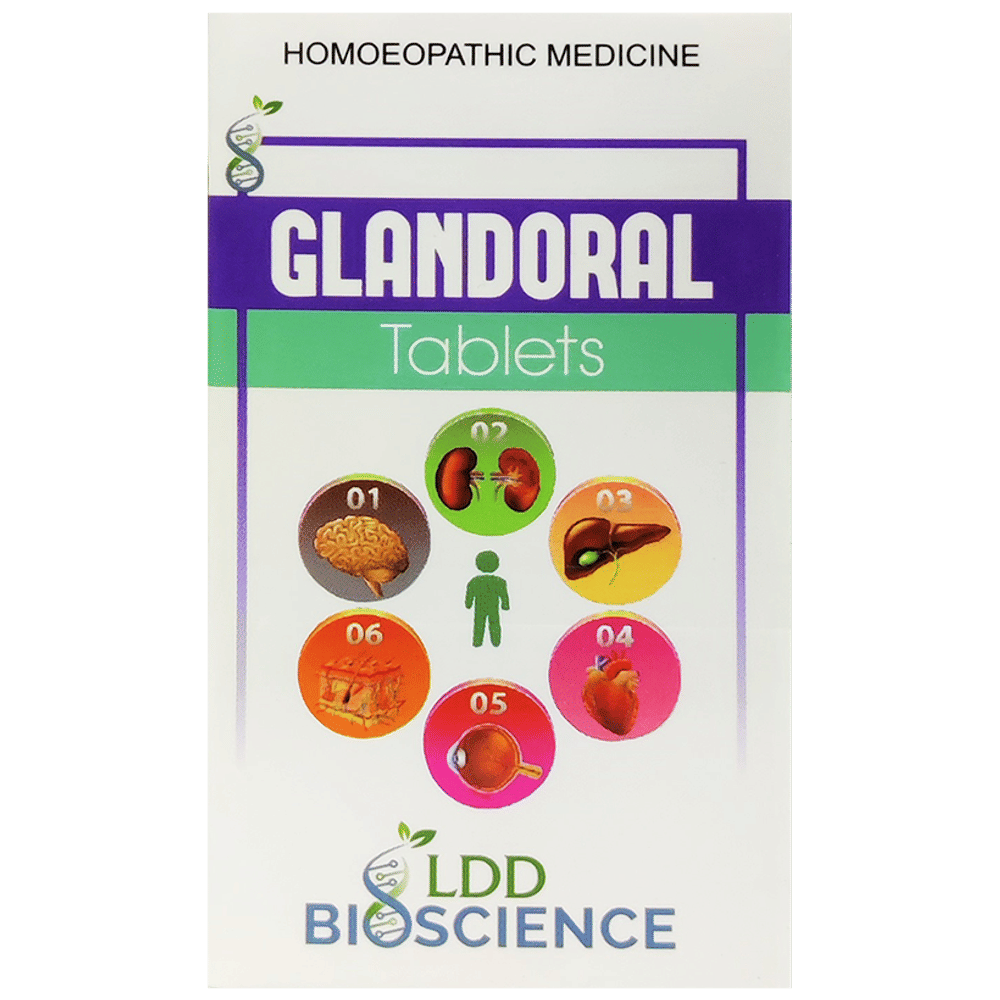 LDD Bioscience Glandoral Tablet bottle of 25 gm Tablet