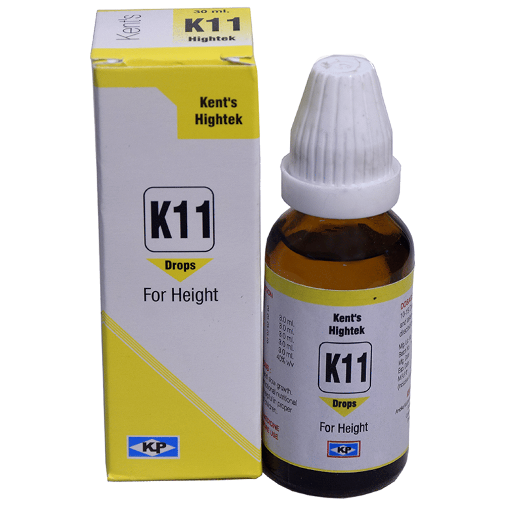 Kent's K11 Height Oral Drops bottle of 30 ml Oral Drops