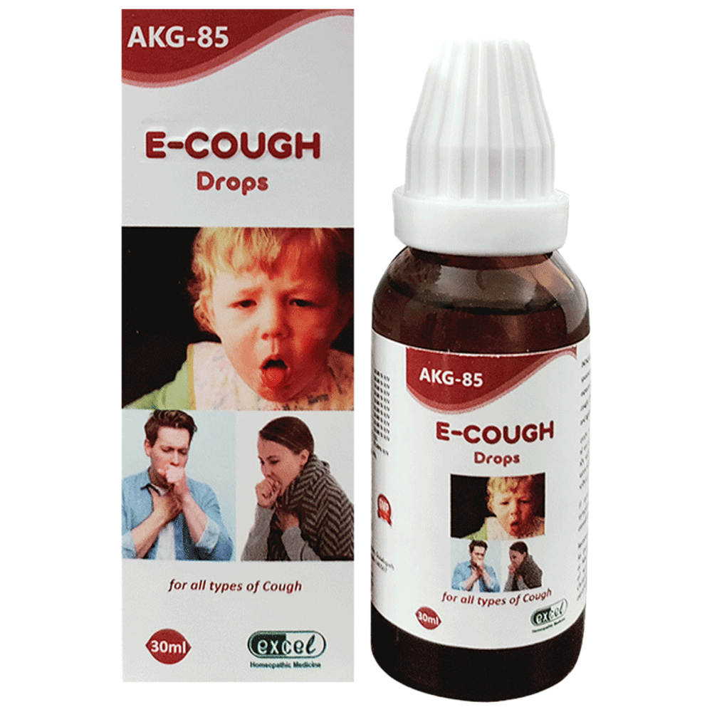 Excel AKG 85 E-Cough Drop bottle of 30 ml Oral Drops