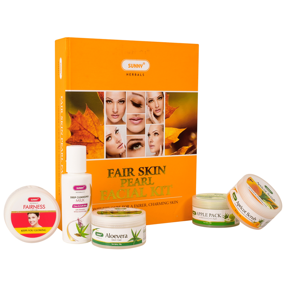 Sunny Herbals Fair Skin Pearl Facial Kit box of 1 Kit