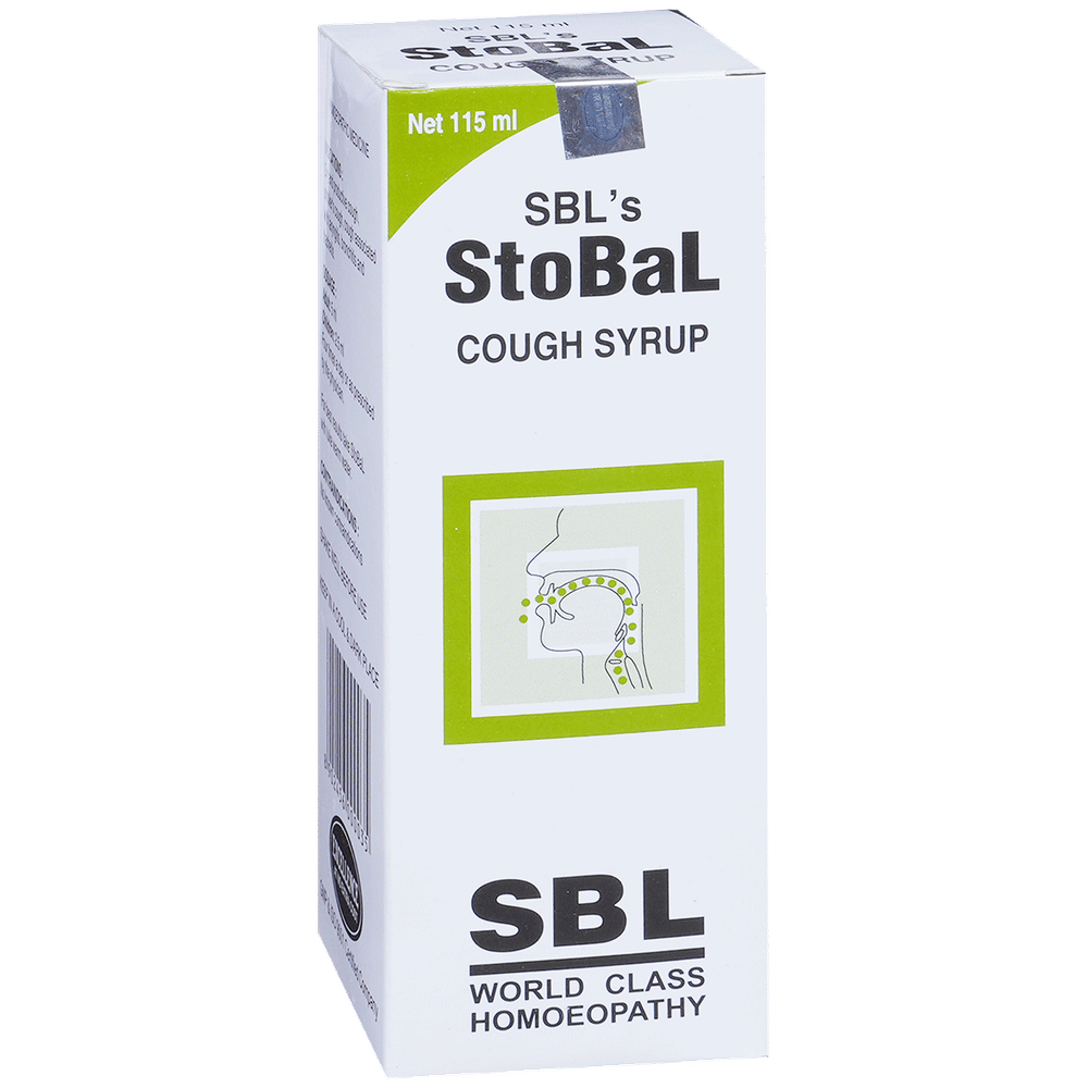 SBL Stobal Cough Syrup bottle of 115 ml Syrup