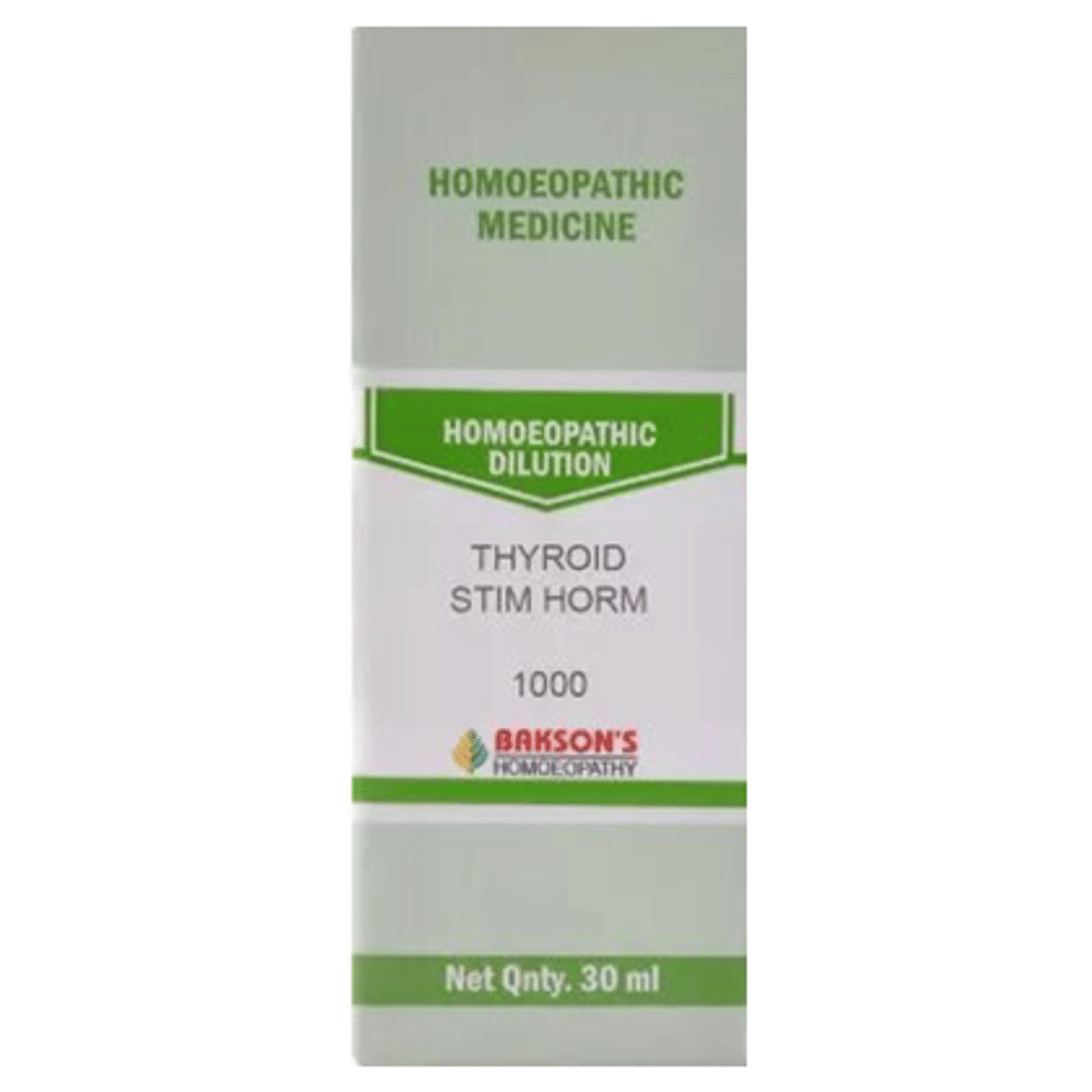 Bakson's Homeopathy Thyroid Stim Horm Dilution 1000 CH bottle of 30 ml Dilution