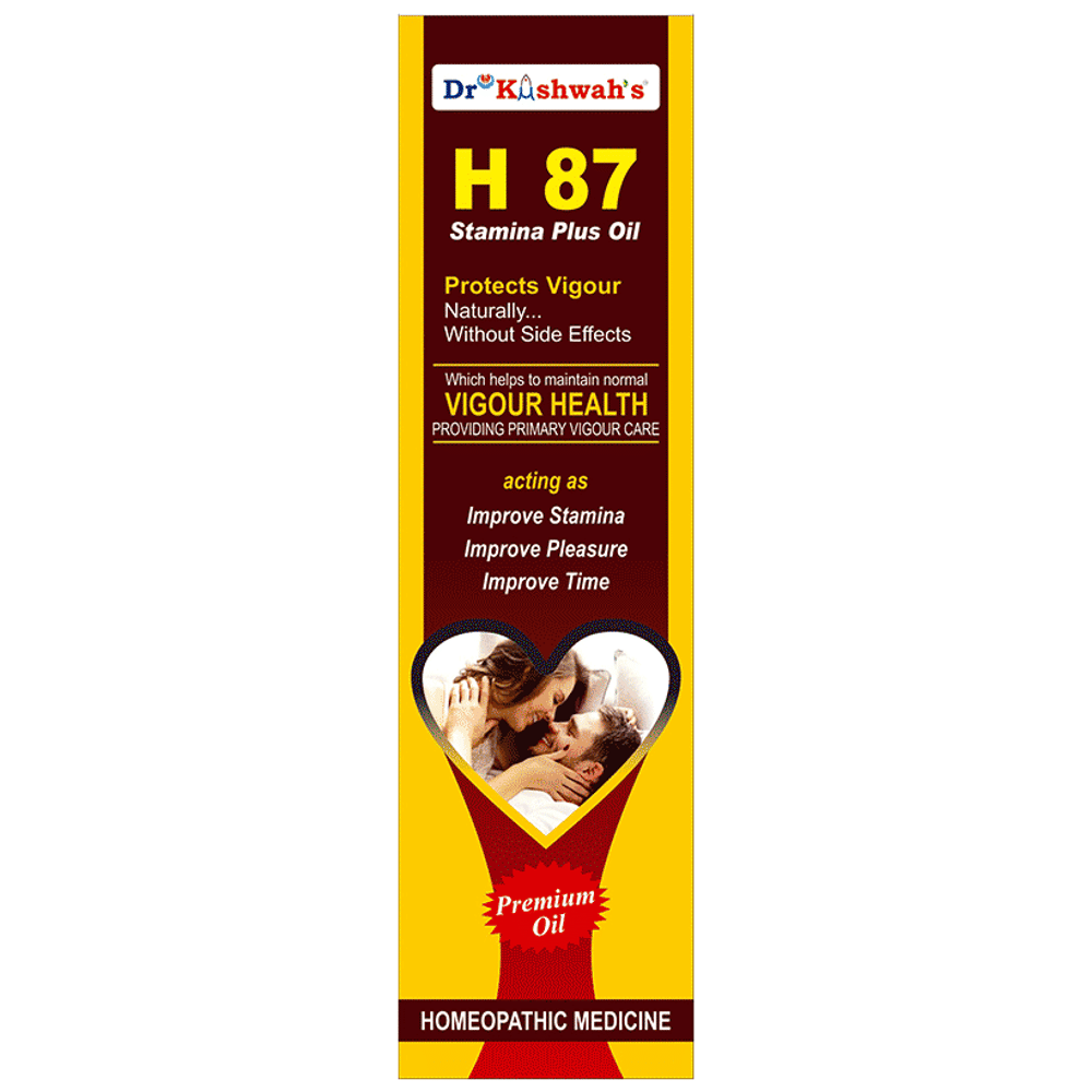 Dr Kushwah's H 87 Stamina PLus Oil bottle of 30 ml Oil