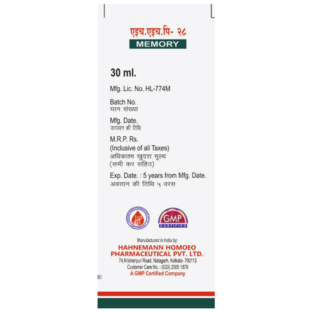 HHP 28 Drop bottle of 30 ml Oral Drops