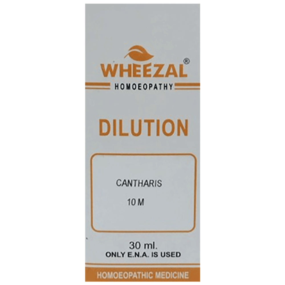 Wheezal Cantharis Dilution 10M bottle of 30 ml Dilution