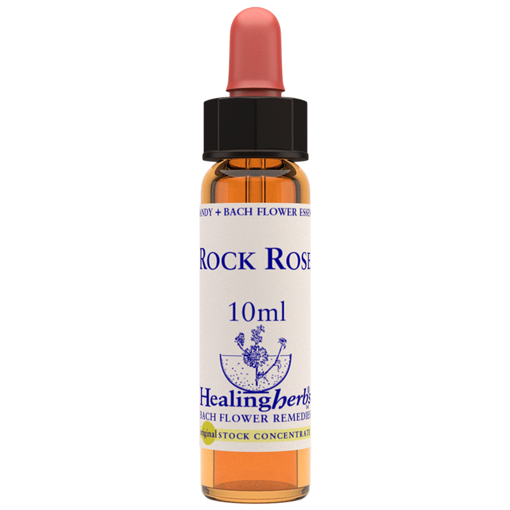 Healing Herbs Bach Flower Rock Rose bottle of 10 ml Liquid