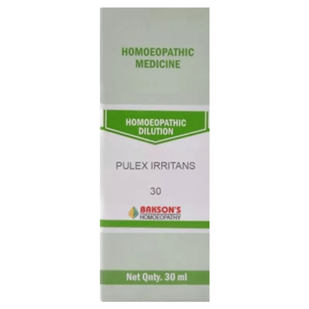 Bakson's Homeopathy Pulex Irritans Dilution 30 bottle of 30 ml Dilution