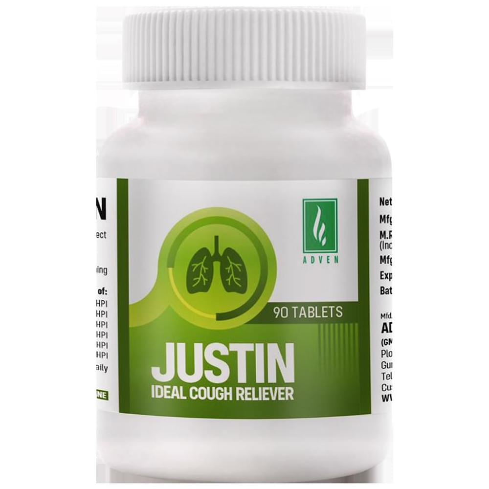 Adven Justin Tablet bottle of 90 tablets
