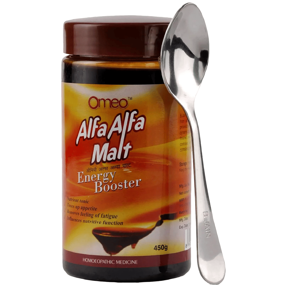 Bjain Omeo Alfa Alfa Malt Energy Booster jar of 450 gm Paste Bjain Omeo Alfa Alfa Malt Energy Booster jar of 450 gm Paste