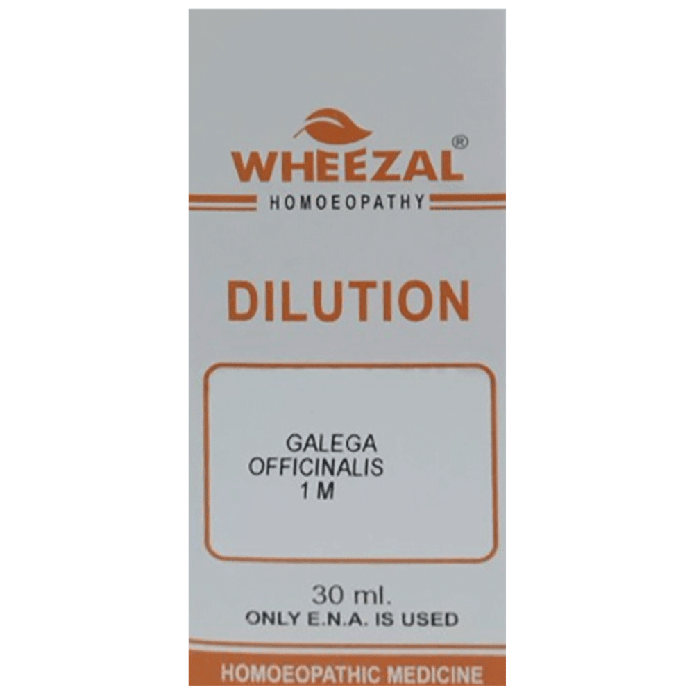 Wheezal Galega Officianalis Dilution 1M bottle of 30 ml Dilution