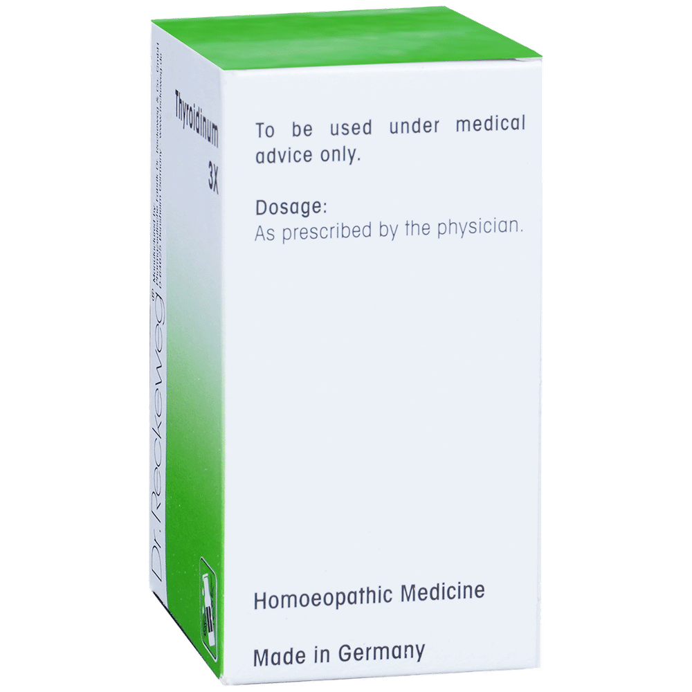 Dr. Reckeweg Thyroidinum Trituration Tablet 3X bottle of 20 gm Trituration Tablet