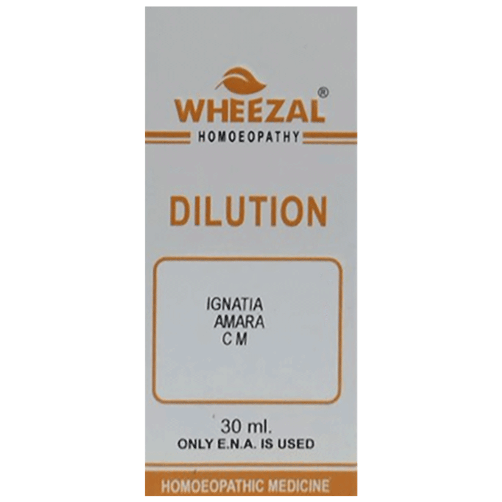 Wheezal Ignatia Amara Dilution CM bottle of 30 ml Dilution Wheezal Ignatia Amara Dilution CM bottle of 30 ml Dilution