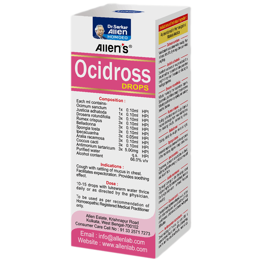 Allen's Ocidross Drop (30ml Each) combo pack of 2 bottles Allen's Ocidross Drop (30ml Each) combo pack of 2 bottles