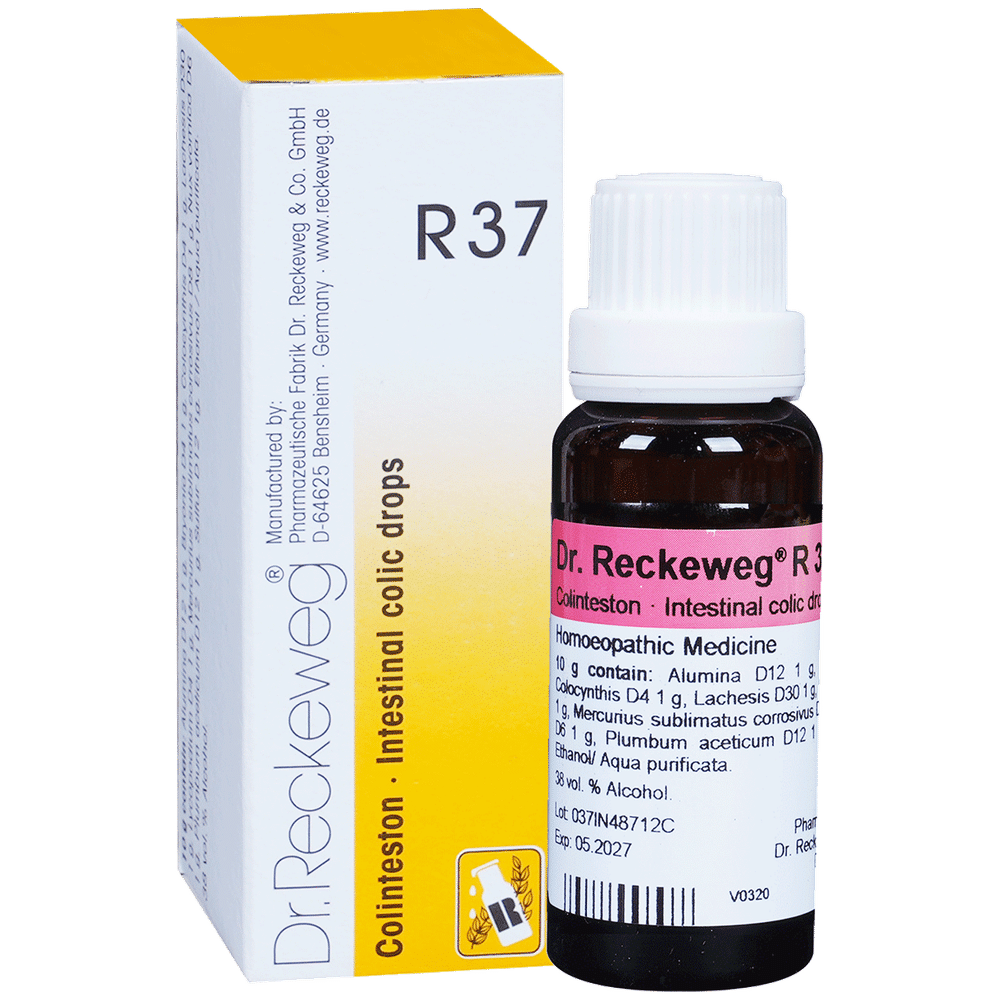 Dr. Reckeweg R37 Intestinal Colic Drop bottle of 22 ml Drop