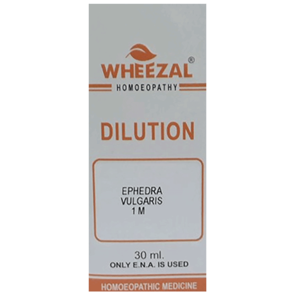 Wheezal Ephedra Vulgaris Dilution 1M bottle of 30 ml Dilution
