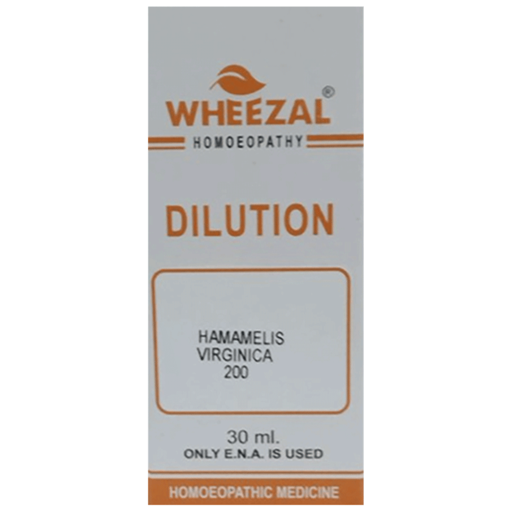 Wheezal Hamamelis Virginica Dilution 200 bottle of 30 ml Dilution