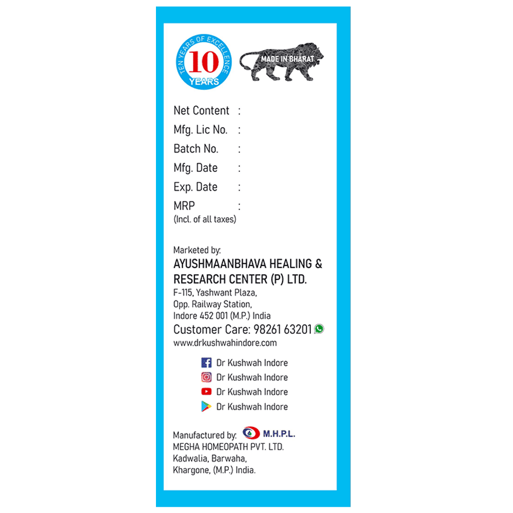 Dr Kushwah's H 12E Ascites Syrup Sugar Free bottle of 225 ml Syrup Dr Kushwah's H 12E Ascites Syrup Sugar Free bottle of 225 ml Syrup