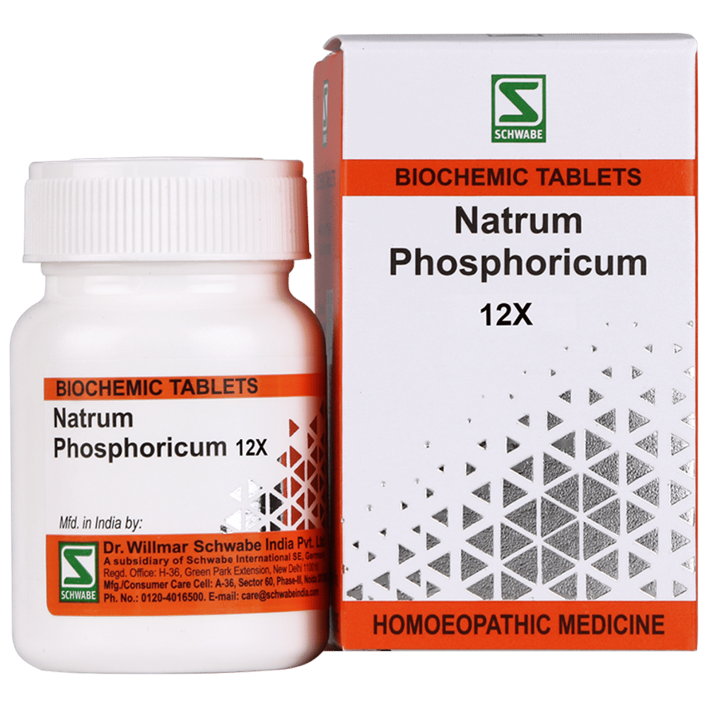 Dr Willmar Schwabe India Natrum Phosphoricum Biochemic Tablet 12X bottle of 25 gm Biochemic Tablet Dr Willmar Schwabe India Natrum Phosphoricum Biochemic Tablet 12X bottle of 25 gm Biochemic Tablet